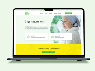 Lymphoma and Leukemia Slovakia branding doctors health healthcare healthweb medecine medecineweb pharmacy ui uiux website