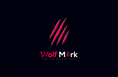 Modern gaming logo design inspired by the power of a wolf's paw! branding cool creative design gaming graphic design inspiration logo mark minimal modern paw professional red scratch vector wolf