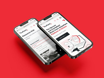 TruPoint — A tech company blackandwhite branding design development mobile mobiledesign techcompany ui ux web website