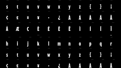 Sauco_Variable_Font animation black branding font glyphs lovetype typeface typography variable white