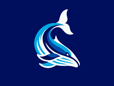 WHALE - 2024 animals beach branding design fish graphic design icon identity illustration logo marks ocean sea symbol ui water wave whale