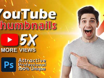 Best attractive YouTube Thumbnails Designs for YouTubers. attactive youtube thumbnail best thumbnail best youtube thumbnail eye catching graphic design thumbnail design youtube youtube banner youtube thumbnails youtube thumbnails design