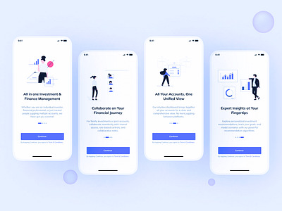 Financial App Onboarding app app ui design design figma figma finance finance and investment app finance app investease investment investment app mobile design onboarding onboarding screen ui