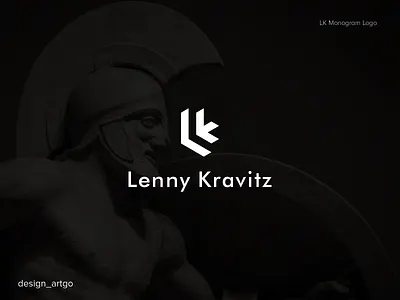 LK Monogram Logo lk logo logo logos modern monogram simplicity