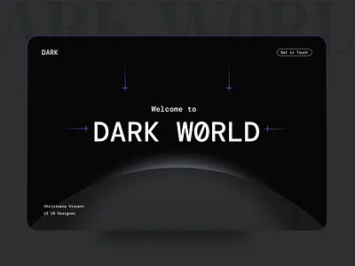 Dark theme website landing page branding christeena chumma chumma.design design graphic design illustration illustrator logo