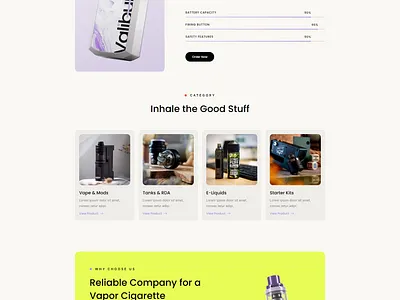 Valibum E-commerce Web design design e commerce ui ux