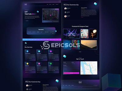 landing page 3d animation app design branding epicsols figma figma design graphic design landing page landing page ui ux logo mockup mockup deisgn redesign landing page ui ui design ui ux ux design web design