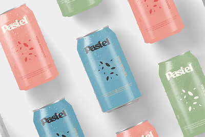 Pastel branding logo packaging