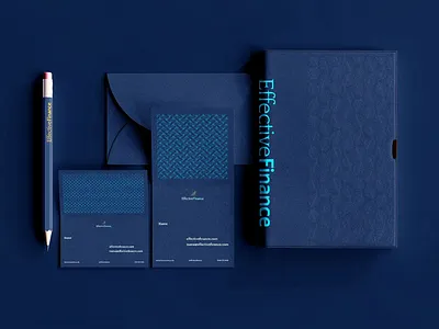 Effective Finance branding logo stationary