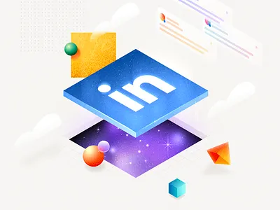 LinkedIn integration visual clay crm design illustration ios mac prm sketch ui vector windows