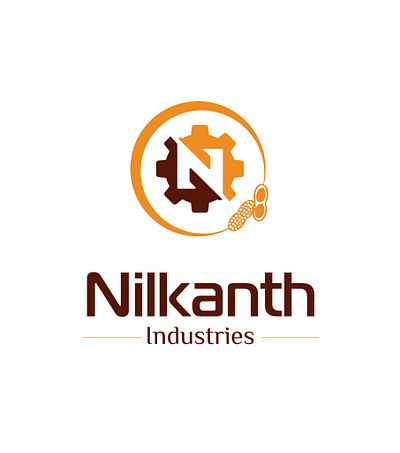 Nilkanth Indutries Logo branding logo design ui uxx