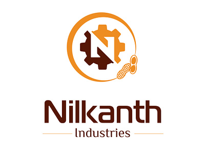 Nilkanth Indutries Logo branding logo design ui uxx