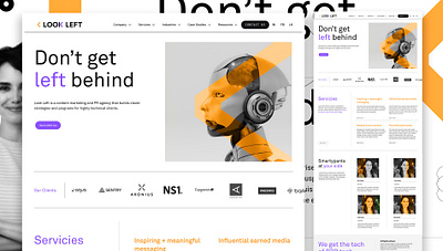 Look Left Agency branding logo ux design web design