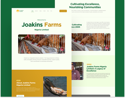 Farm Website UI/UX Design agricultur app branding farm product design ui ux website design