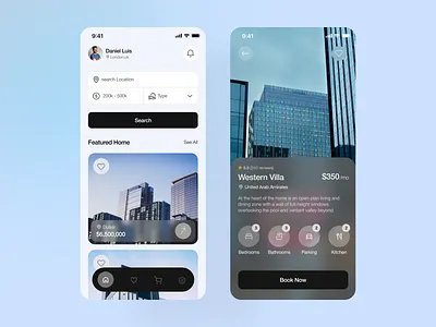 Real Estate mobile app app appdesign design mobileapp realestate realsetateapp ui uiux userexperiencedesign userinterface webdesign wedsitedesign