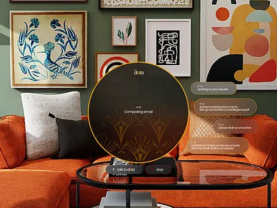 Apple Vision Pro design for AI Assistant ar visionpro