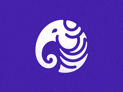 Elephant Elegance: Crafting a Creative Minimal Vintage Logo branding logo minimalistic vintage symbol