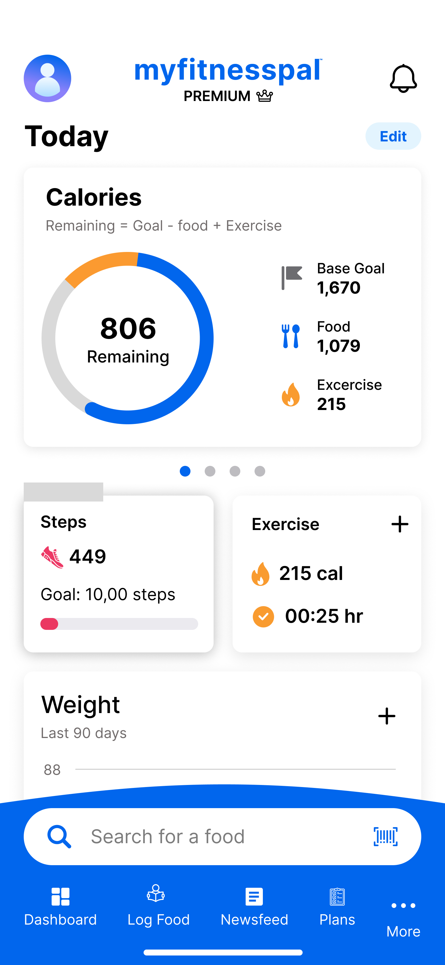 myFitnesspal Fitness App UI Design by Kaes Mahmud on Dribbble