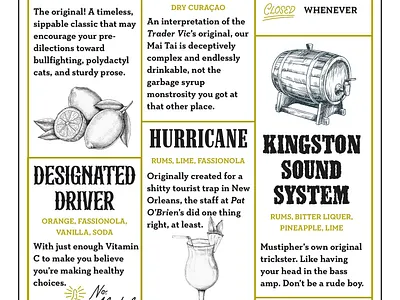 Bar menu 23
