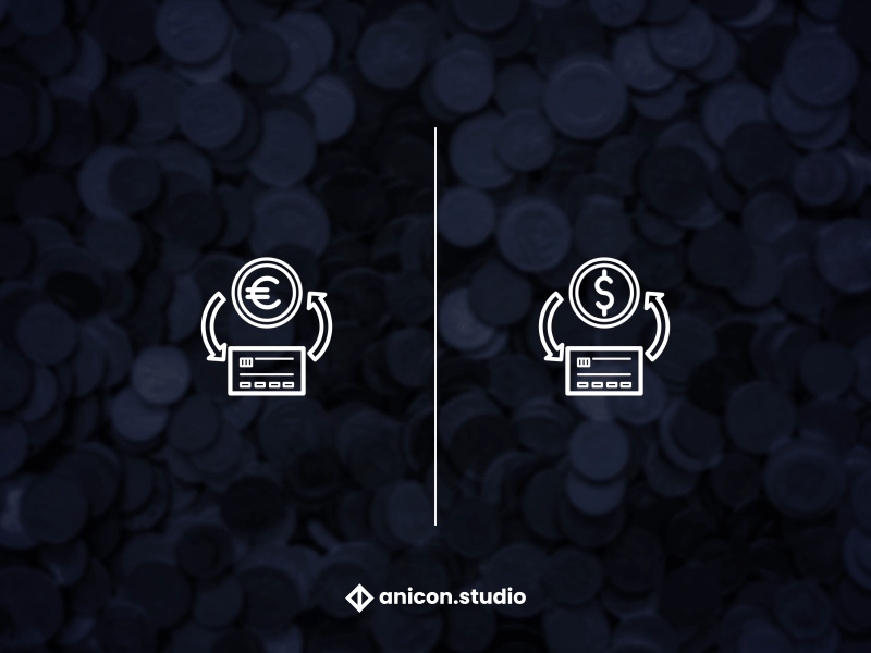 Money exchange icons anicon animated logo business design graphic design icon illustration json lottie money motion graphics ui