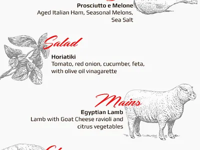 Molecular Gastronomy Menu