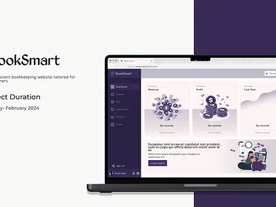 Case study - Book Smart finance Bookkeeping website app bookkeeping case study dashboard design finance finance dashboard landing page product design typography ui uiux uiux design uiux finance design uiux web design ux webapp webdesign