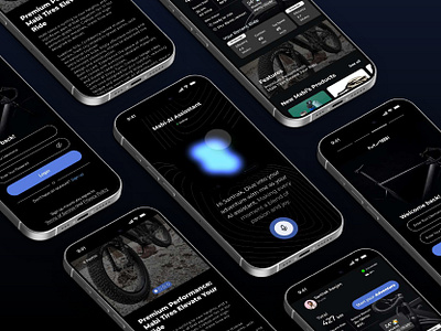 Mabi App - Your Smart Cycling Companion branding mobile app ui ux design