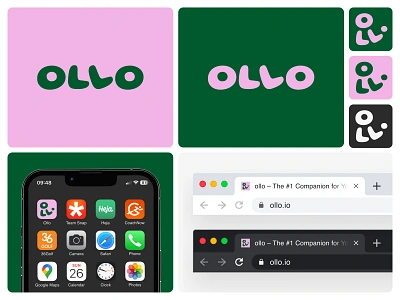 Ollo — Logos and Color Palette app ball brand identity branding children color palette colors community diversity expressive favicon inclusive kids logo logomark logotype playful rainbow sports visual identity