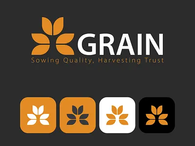 GRAIN LOGO DESIGN adobe illustrator adobe photoshope branding business logo company logo design emblum logo grain logo grains graphic design illustration logo logo design logotipo typography vector vector logo wheat logo