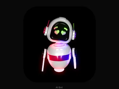 Drunk bot 🤖🥴 illustration 3d 3d illustration ai bot icon illustration motion graphics