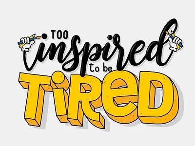 Inspired to be Tired Logo 3d animation branding code pulse technologies codepulsetechnologies graphic design illustration logo ui