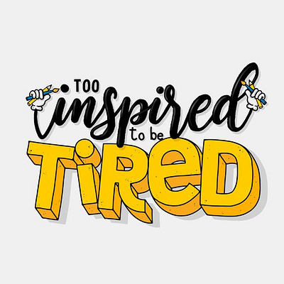 Inspired to be Tired Logo 3d animation branding code pulse technologies codepulsetechnologies graphic design illustration logo ui