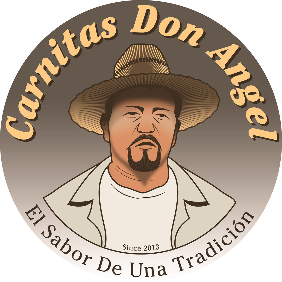 Carnitas Don Angel Logo branding code pulse technologies codepulsetechnologies graphic design illustration logo ui vector