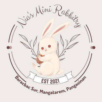 Nia's Mini Rabbitry Logo branding code pulse technologies codepulsetechnologies design graphic design illustration logo ui vector