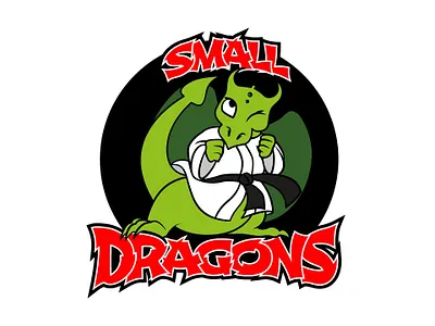 Small Dragons Logo branding code pulse technologies codepulsetechnologies design graphic design illustration logo vector