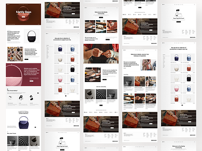 Markly - Bags Shop Website bags branding buy cart design illustration kit shop ui ui design uidesign uikit uikits uiux ux web website