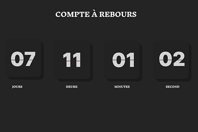 Compte à rebours dailyui