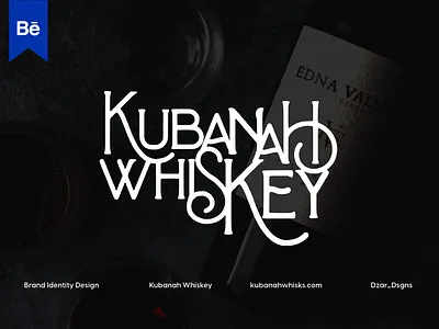 Kubanah Whiskey Brand Identity design branding graphic design logo