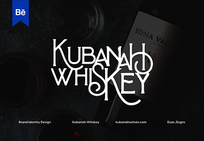 Kubanah Whiskey Brand Identity design branding graphic design logo