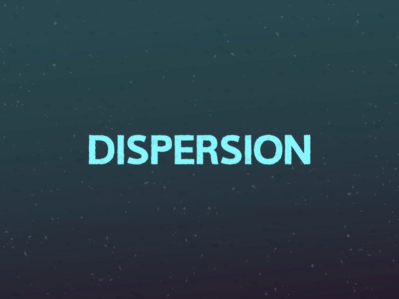 Dispersion after effects animation aqua displacement map fractal noise gif motion motion design motion graphics typography
