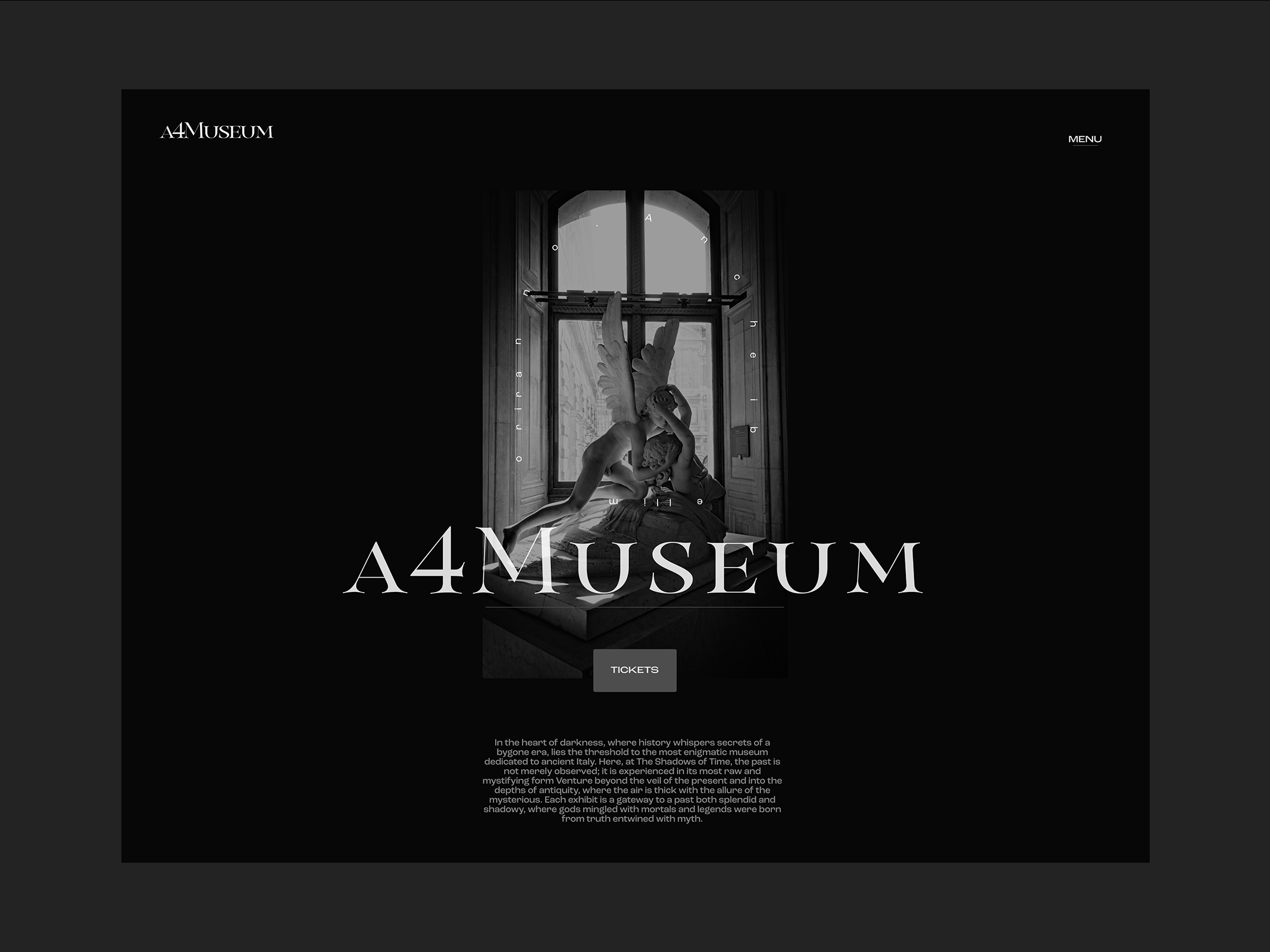 A4Museum Website Design