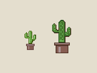 pixel cactus plant cute plant pixel cactus pixel plant