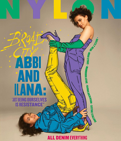 Nylon Magazine Cover x Ilana and Abbi from Broad City | Nomehas abbi jacobson art director broad city glazer ilana nylon