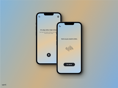 vent. - For an easy way to vent design mental health app ui mental health app ux mental health care app ui mobile app mobile app ui mobile app ux design ui design venting app ui venting app ux