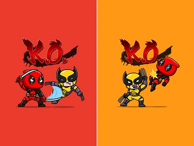 Deadpool & Wolverine🎬 actor character comics costume deadpool fanart fight figure icon illustration logo marvel mask movies poster series superhero sword war wolverine