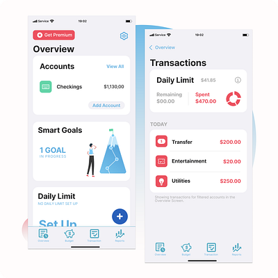 PERSONAL WALLET APP ui uix