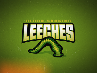 Blood-Sucking Leeches basketball branding design graphic design illustration illustrator jersey leech logo tshirt vector