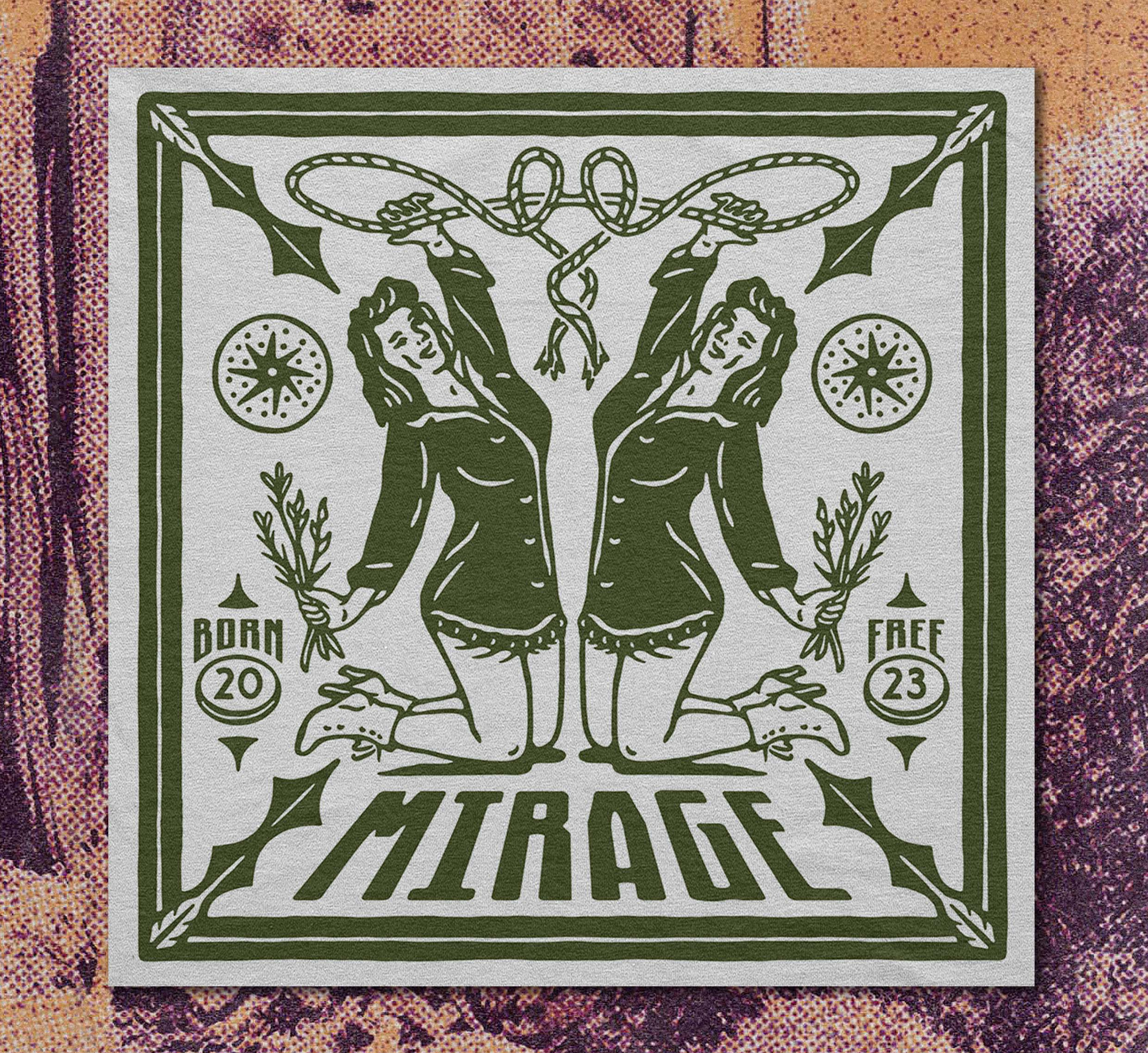 Example of Bandanna / Silk Scarf Design Service