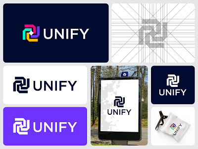 'Unify' Community Logo - Brand Identity app best logo designer in dribbble brand identity branding community community organization logo connect logo connection logo design illustration logo logo design minimalist modern logo people logo popular trendy logo team logo team logo design together logo trendy community logo design