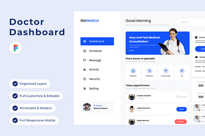 GoMedica - Doctor Dashboard V1 healthcare